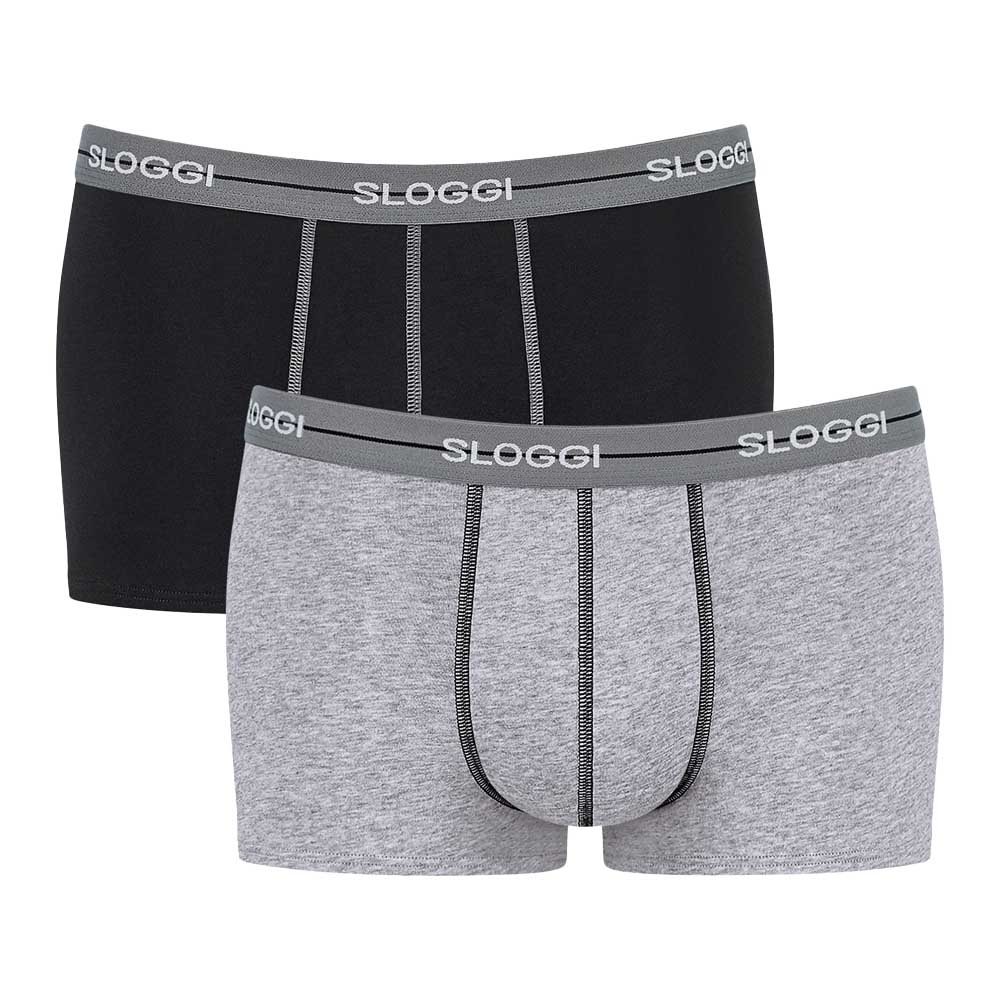 10206968-M013 Sloggi men Start Hipster Grey/Black