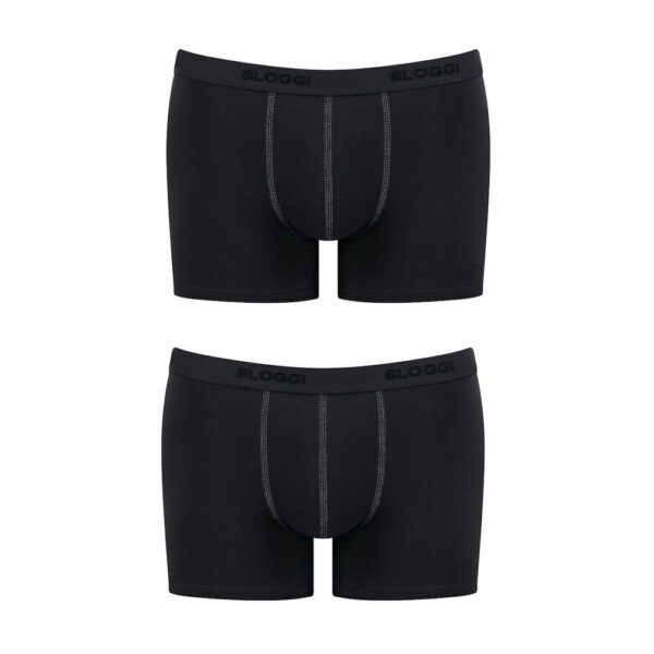 Sloggi 24/7 H Shorts Black 2 pack 10207029-0004