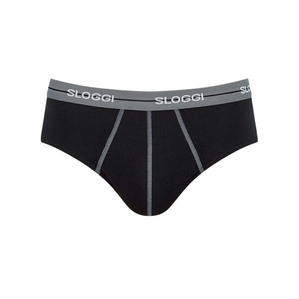 10206949-M013 Sloggi Midi Men Grey-Black