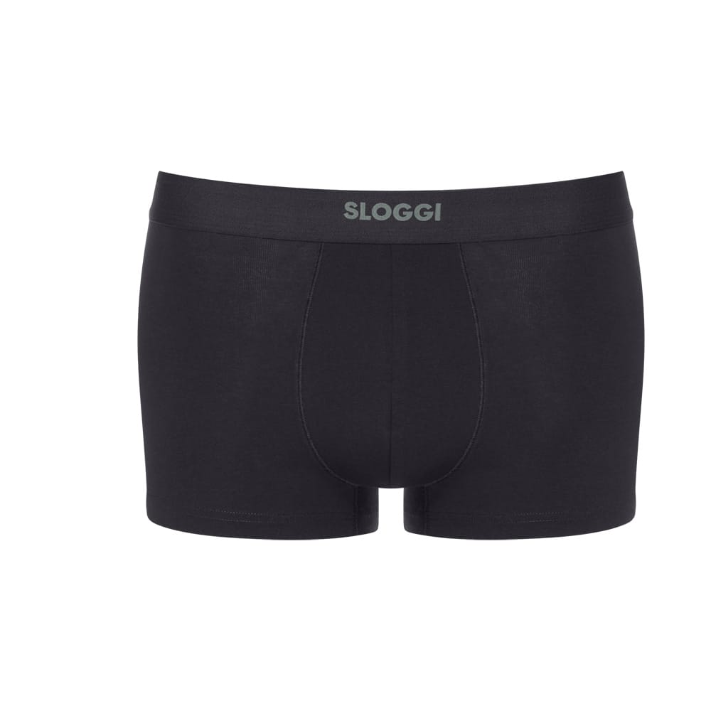 Sloggi Men Hipster Ανδρικά Boxer Ever Ease Οργανικό Βαμβάκι 2 Pack Μαύρο 10222379-0004