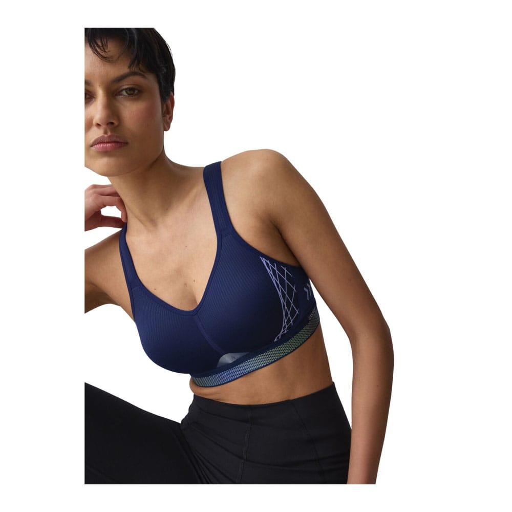 Triumph Triaction Αθλητικό Σουτιέν Cardio Flow P EX 10205923-00XF Μπλε