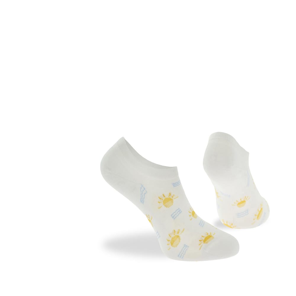 Walk Γυναικείες Sneaker Κάλτσες Bamboo με Σχέδιο W335-12 Σμαραγδί