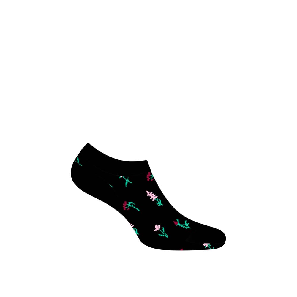 Walk Γυναικείες Sneaker Κάλτσες Bamboo με Σχέδιο W335-14 Μαύρο