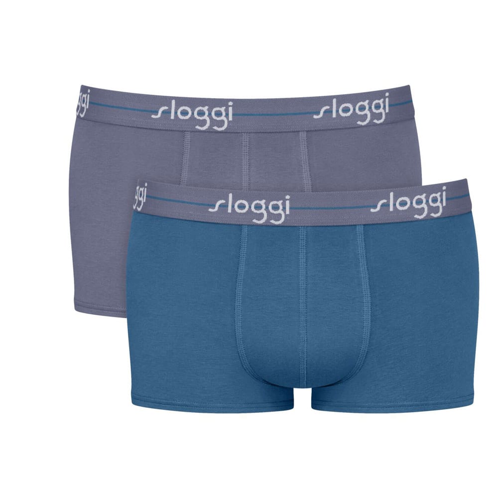 Sloggi Start Hipster Ανδρικά Μποξεράκια Σετ 2 Τεμαχίων – Μονόχρωμα Ραφ/Γκρι 10206968-M031